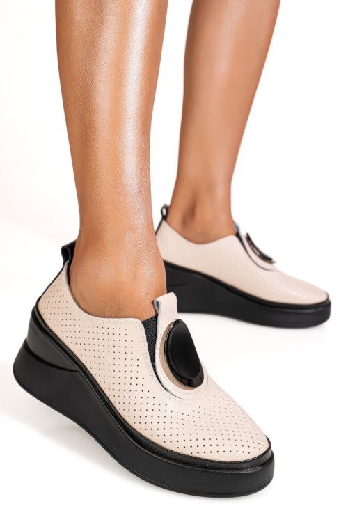 Espadrile roz piele naturala tsp-6050h