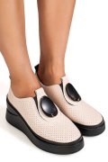 ESPADRILE ROZ PIELE NATURALA TSP-6050H