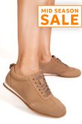 PANTOFI SPORT KHAKI PIELE NATURALA INTOARSA TSP2648