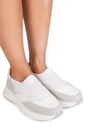 PANTOFI SPORT ALBI PIELE NATURALA FSP001-942