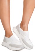 PANTOFI SPORT ALBI PIELE NATURALA FSP001-942