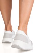 PANTOFI SPORT ALBI PIELE NATURALA FSP001-942