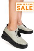 ESPADRILE OLIVE PIELE NATURALA TSP-6050H
