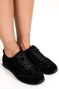 PANTOFI SPORT NEGRI PIELE NATURALA INTOARSA TSP2648