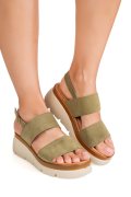SANDALE VERZI PIELE NATURALA INTOARSA 1S778362