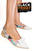 BALERINI ALB COLOR PIELE NATURALA 3S7780