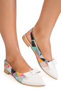 BALERINI ALB COLOR PIELE NATURALA 3S7780