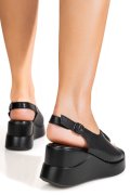 SANDALE NEGRE PIELE NATURALA TPC2003