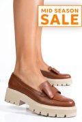 MOCASINI MARO DESCHIS PIELE NATURALA 2S77115