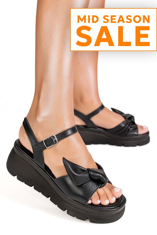 Sandale negre piele naturala 1s778234
