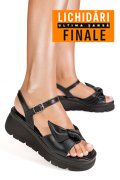 SANDALE NEGRE PIELE NATURALA 1S778234
