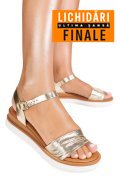 SANDALE AURII PIELE NATURALA LS77EUCA