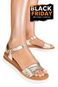 SANDALE AURII PIELE NATURALA LS77EUCA