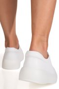 PANTOFI SPORT ALBI PIELE NATURALA TSP2006