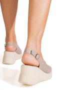 SANDALE ROZ PIELE NATURALA TPC2003