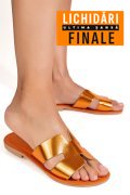 PAPUCI PORTOCALII PIELE NATURALA LS77IDO-501