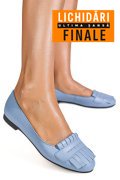 BALERINI BLEU PIELE NATURALA 3S7703