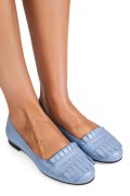 BALERINI BLEU PIELE NATURALA 3S7703