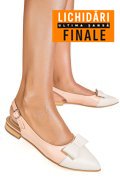 BALERINI ALB ROZ PIELE NATURALA 3S7730B