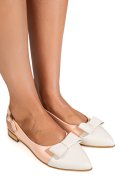 BALERINI ALB ROZ PIELE NATURALA 3S7730B