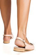 BALERINI ALB ROZ PIELE NATURALA 3S7730B