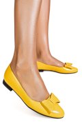 BALERINI GALBENI PIELE NATURALA 3S7701
