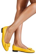 BALERINI GALBENI PIELE NATURALA 3S7701
