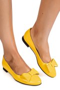 BALERINI GALBENI PIELE NATURALA 3S7701