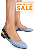 BALERINI ALBASTRE PIELE NATURALA 6S7700