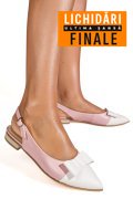 BALERINI ALB MOV PIELE NATURALA 3S7730B
