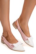 BALERINI ALB MOV PIELE NATURALA 3S7730B