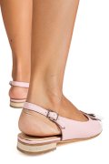 BALERINI ALB MOV PIELE NATURALA 3S7730B