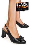 PANTOFI NEGRI PIELE NATURALA 1S77782L