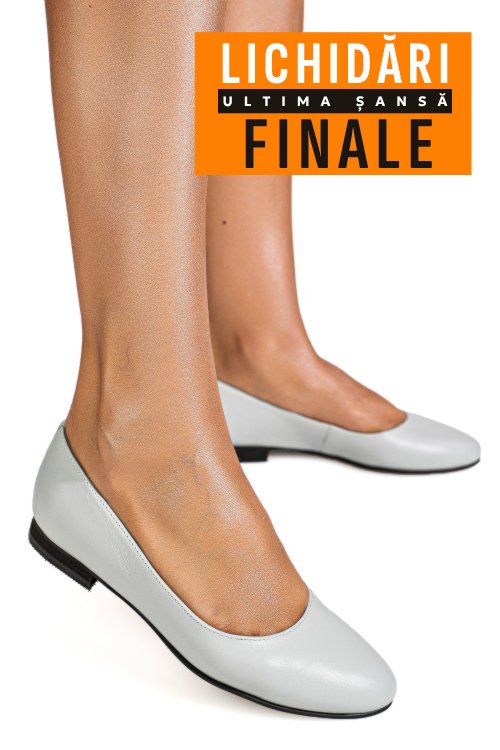 Balerini bleu piele naturala 4s7755