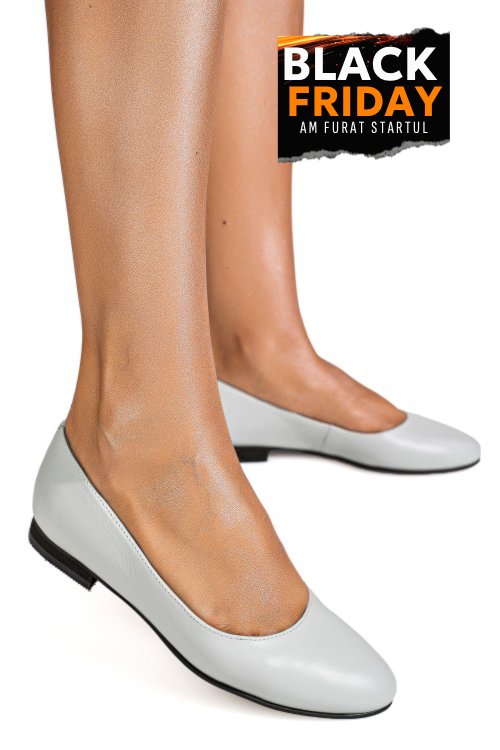 Balerini bleu piele naturala 4s7755
