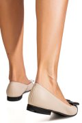BALERINI BEJ NEGRU PIELE NATURALA 3S7740B