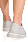 PANTOFI SPORT GRI PIELE NATURALA TPC6099