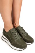 PANTOFI SPORT VERZI PIELE NATURALA TPC5100