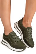 PANTOFI SPORT VERZI PIELE NATURALA TPC5100
