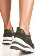 PANTOFI SPORT VERZI PIELE NATURALA TPC5100