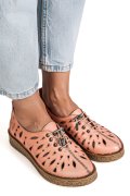 PANTOFI ROZ PIELE NATURALA 2PC000