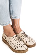 PANTOFI BEJ PIELE NATURALA 2PC000