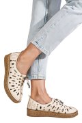 PANTOFI BEJ PIELE NATURALA 2PC000