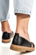 MOCASINI NEGRI PIELE NATURALA 2PC302