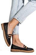 MOCASINI NEGRI PIELE NATURALA 2PC305