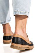 MOCASINI NEGRI PIELE NATURALA 2PC301
