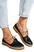 MOCASINI NEGRI PIELE NATURALA 2PC301