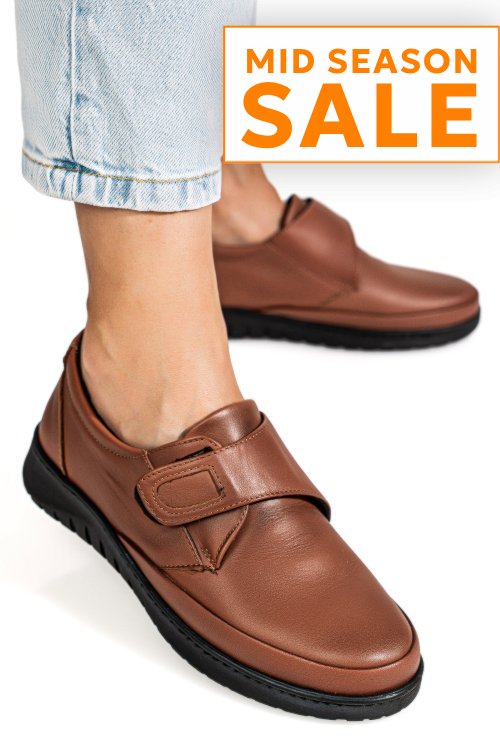 Mocasini maro piele naturala 7pc504