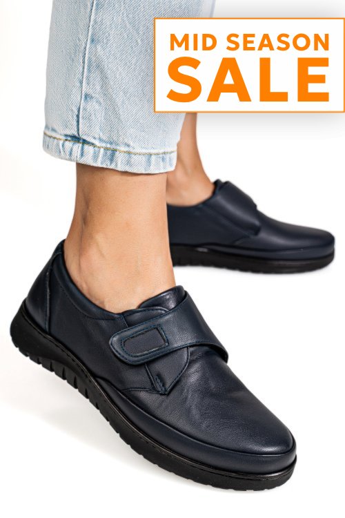 Mocasini bleumarin piele naturala 7pc504