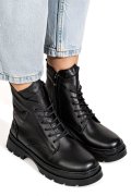 GHETE NEGRE PIELE NATURALA 8PC003